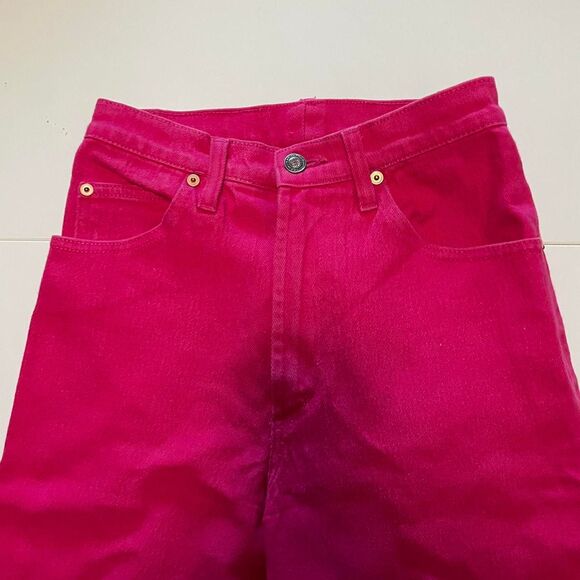 Vintage High Waist Pink Jeans - Picture 2 of 7